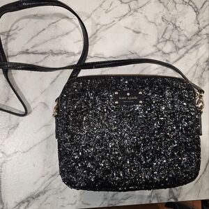 Kate Spade Sparkling Black Crossbody Bag